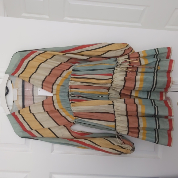 ZIMMERMANN striped linen minidress with pockets - Picture 7 of 14